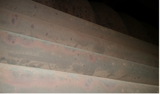Tuberías limpias después del tratamiento